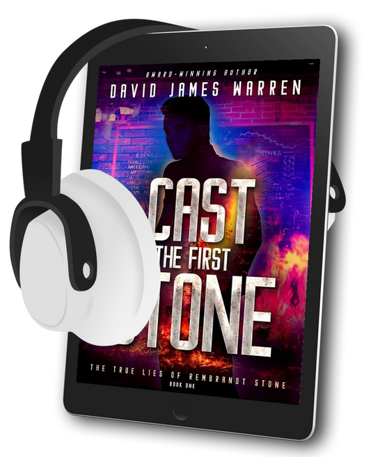 Cast the First Stone Audiobook (The True Lies of Rembrandt Stone - Book 1)